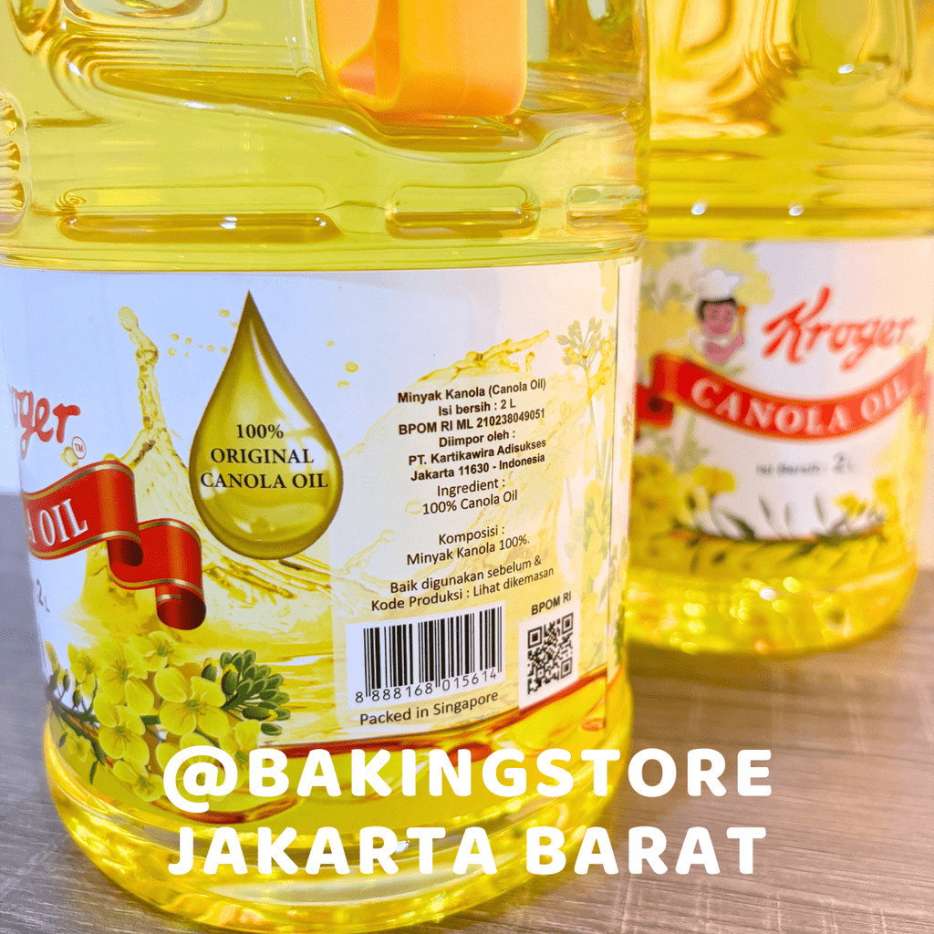 

RB Canola Oil Kroger 2 Liter Minyak Kanola
