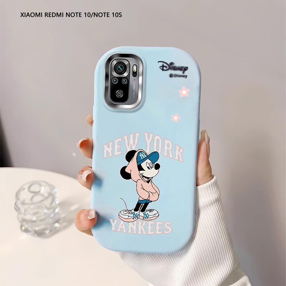 Softcase Untuk Xiaomi Redmi Note 10 Pro 10S 9S 9 Note10 5G Cartoon Mickey Mouse Back Cover Case Soft
