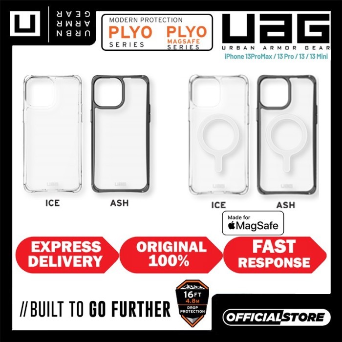 UAG Case iPhone 13 PRO MAX 13 PRO UAG PLYO Rugged Slim Clear Protective - Primary Focuss