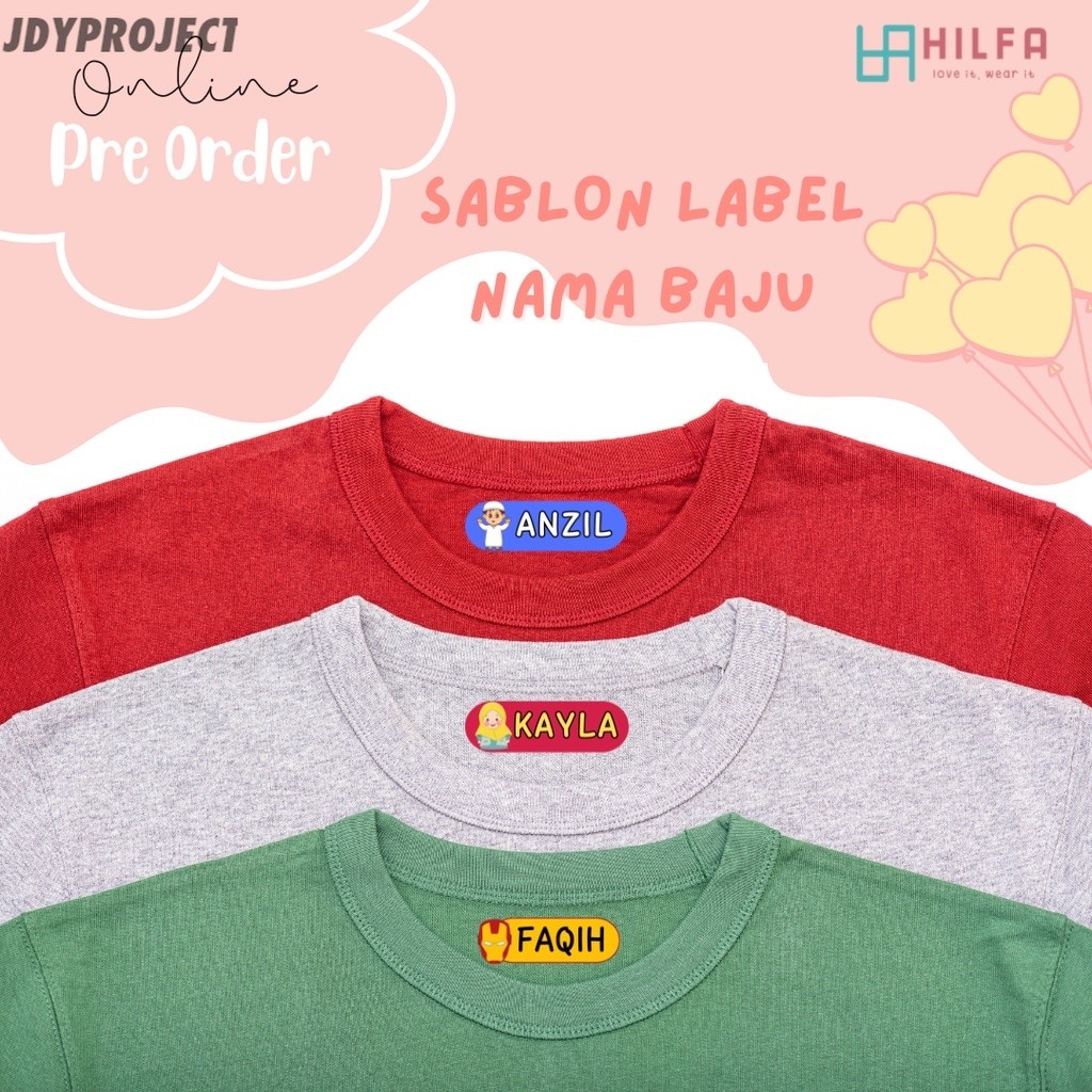 

Label Baju tema Unicorn BT12 BTS Label Nama Baju Karakter Anak Sekolah Pesantren Asrama Name Tag Laundry Sticker Sablon Setrika DTF IF Digital Custom Siap Press by Hilfa Kids