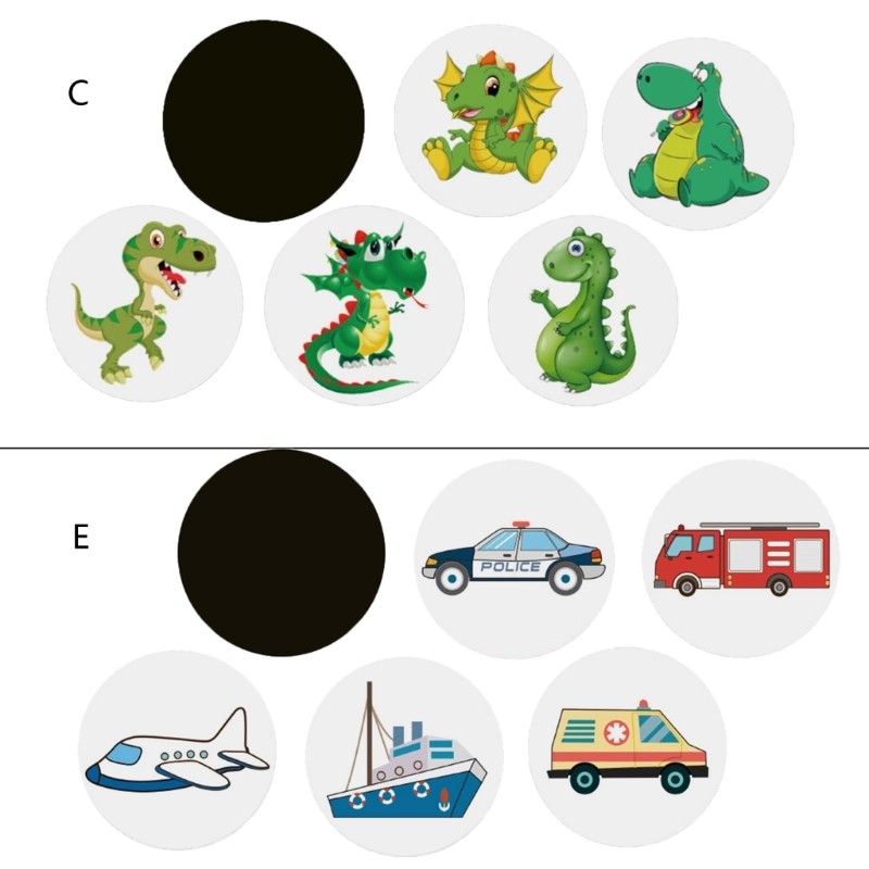 

Cartoon Dinosaur Sticker for Boys Girls Toilet Color Changing Pee Stickers