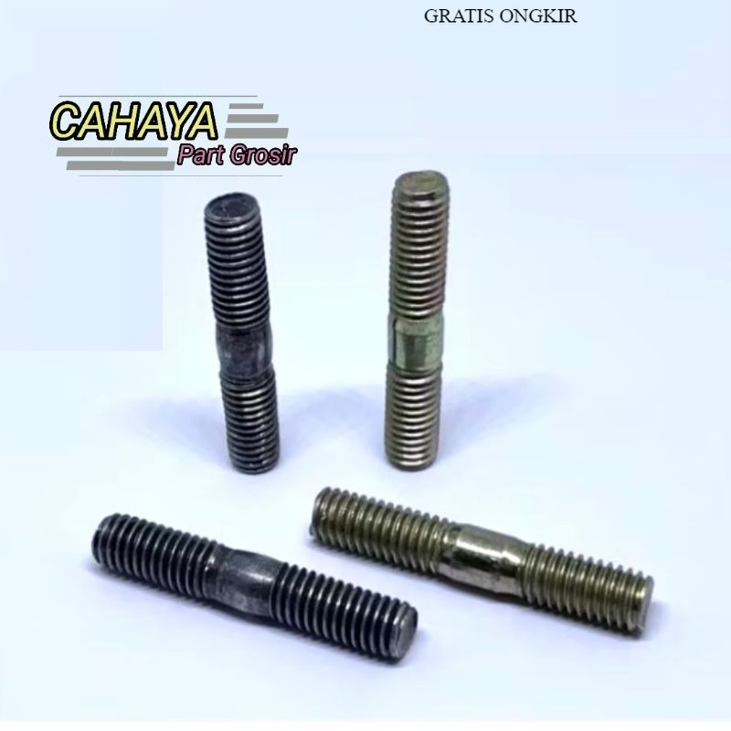 2pc BAUT TANAM M6 PANJANG 3cm BAUT 10 BAUT KNALPOT HONDA BEAT ORI new