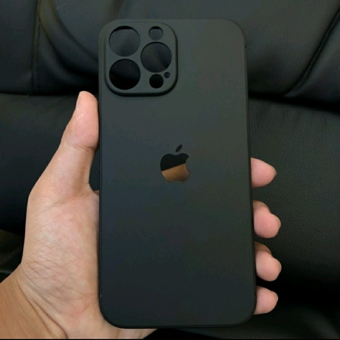 "TNKSYU" - TERBARU (LOGO) Case Iphone 11/11 Pro/11 Pro Max Softcase Black Doff Logo - 11 Pro Max