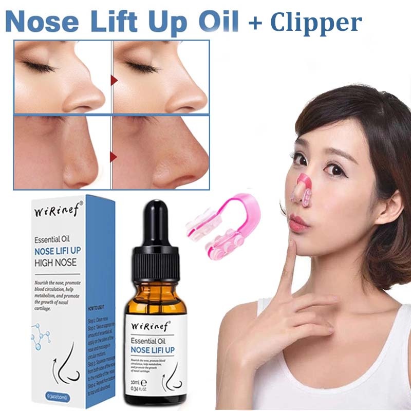 (Free Clipper) WiRinef Serum Pemancung Hidung Permanen Original Asli/Alat Pemancung Hidung/Penjepit 