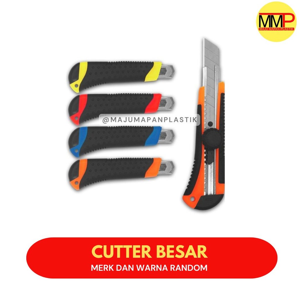 

Cutter Besar / Pisau Cutter Besar merk random