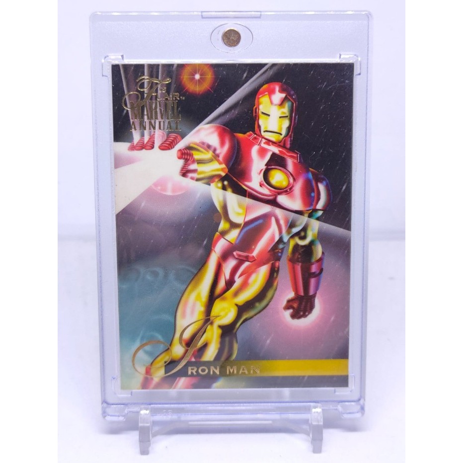 ORIGINAL Kartu 1995 Flair Marvel Annual Iron Man Ironman Avengers RARE