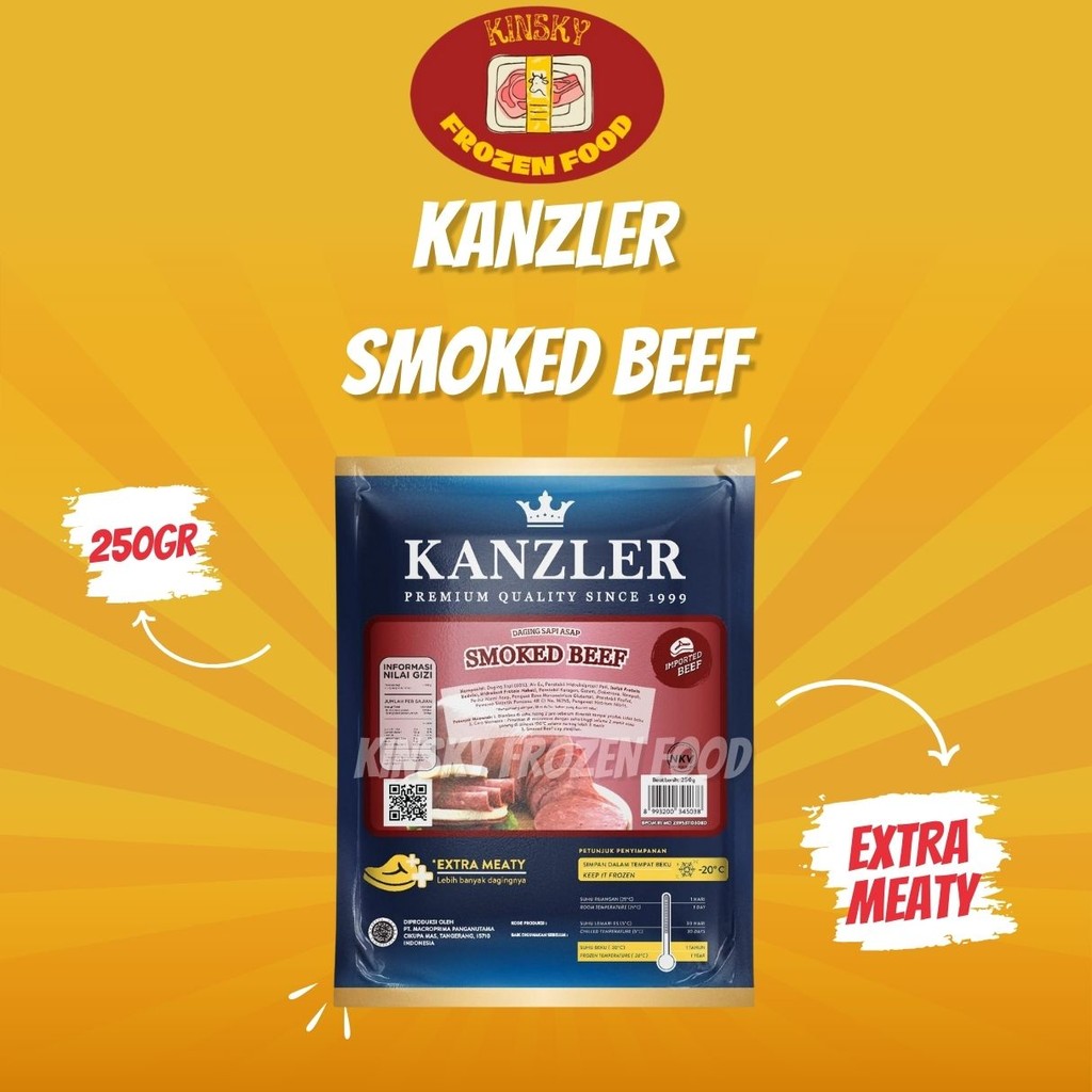 

KANZLER SMOKED BEEF 250 GR
