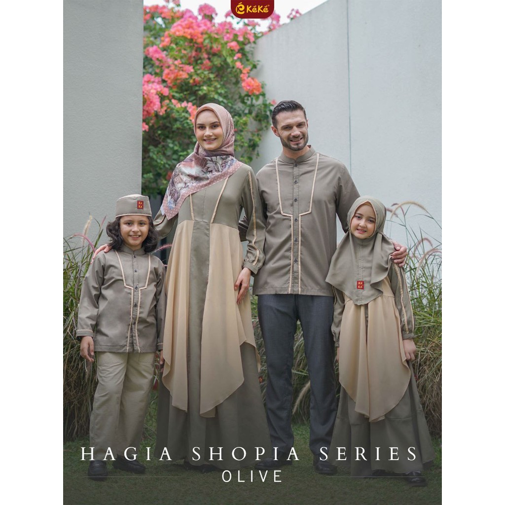 Sarimbit Couple Family 2024, Baju Couple Keluarga Idul Fitri, SERIES OLIVE