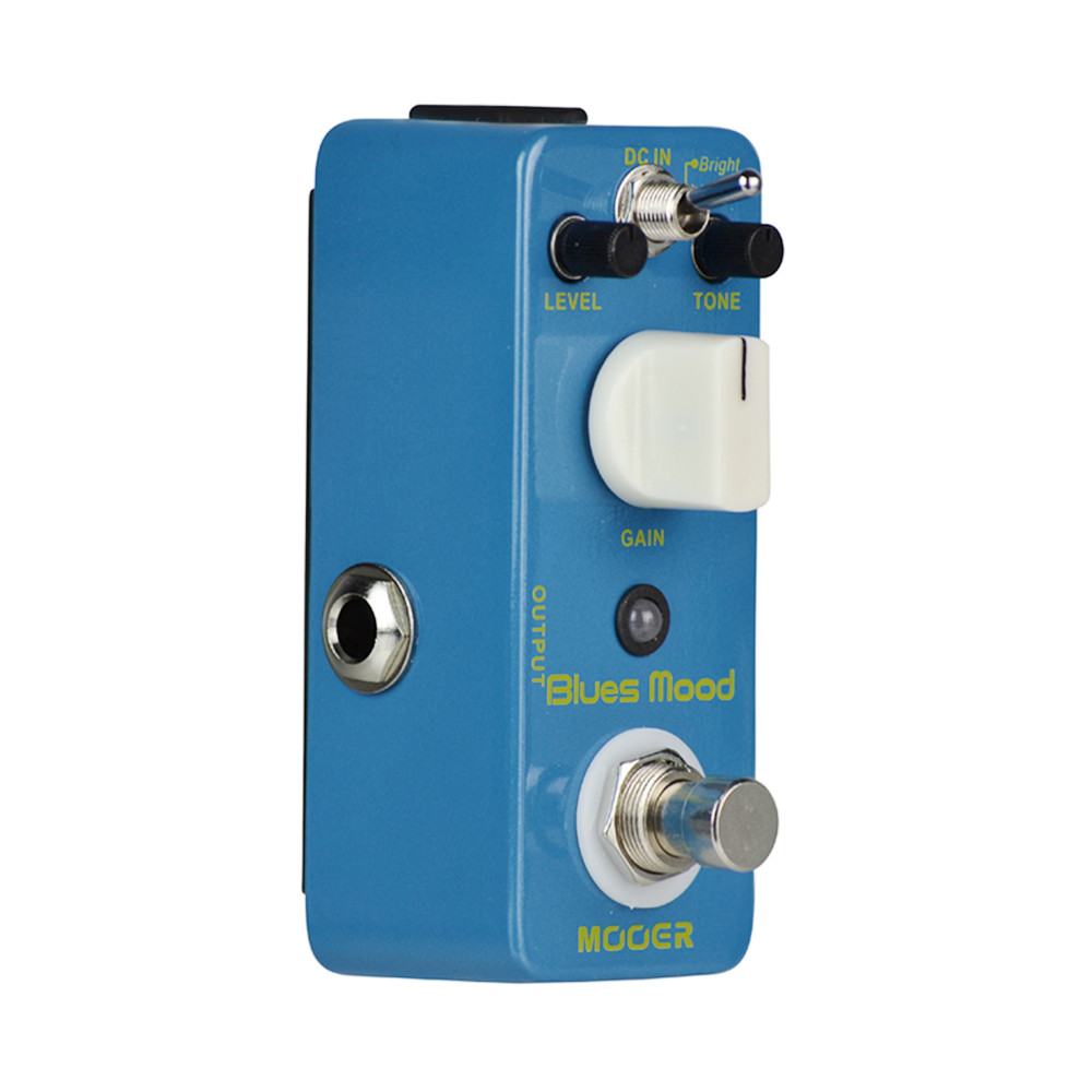 MBD2 Blue Mood Guitar Pedal Blues Style Overdrive Guitar Effect Pedal 2 Modes(Bright/Fat) True Bypas