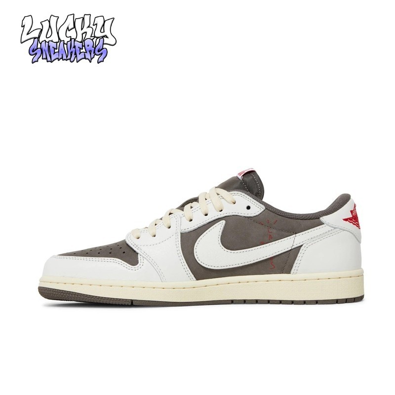 Sepatu Travis Scott X Air Jordan 1 Retro Low Reverse Mocha