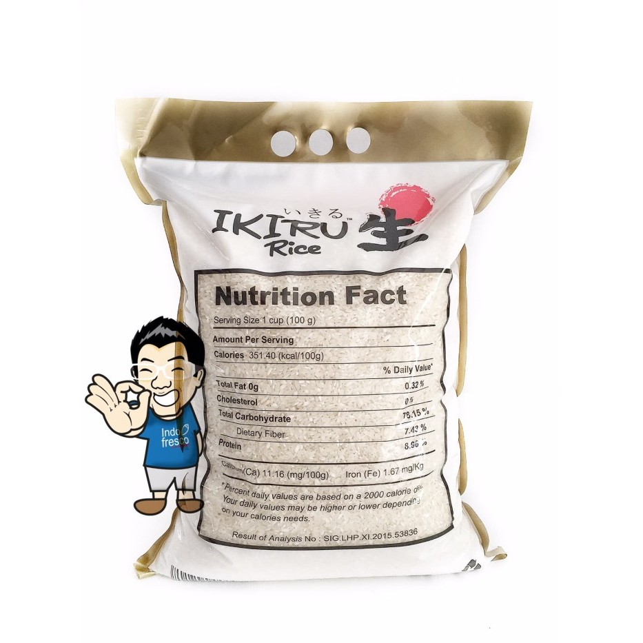

Ikiru Rice- Beras Ikiru- Beras Jepang 5Kg KHUSUS GOSEND