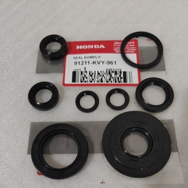 COD Oli Seal Komplit Honda Beat Karbu Vario 110 Karbu Original KVY ASLI-ABC ORIGINAL MOTOR