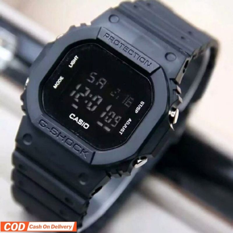 JAM TANGAN PRIA GSHOCK CASIO JAM PRIA/WANITA FULLBLACK ANTI AIR