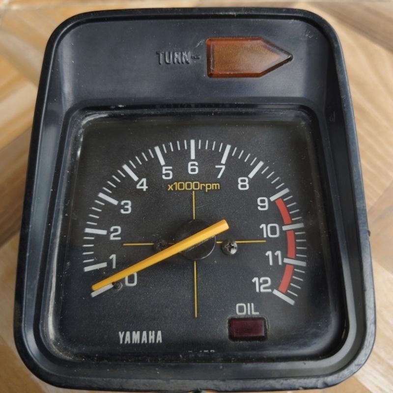 rpm Yamaha RX-King rxk rxking king oil original second speedometer spedometer spidometer Tachometer 