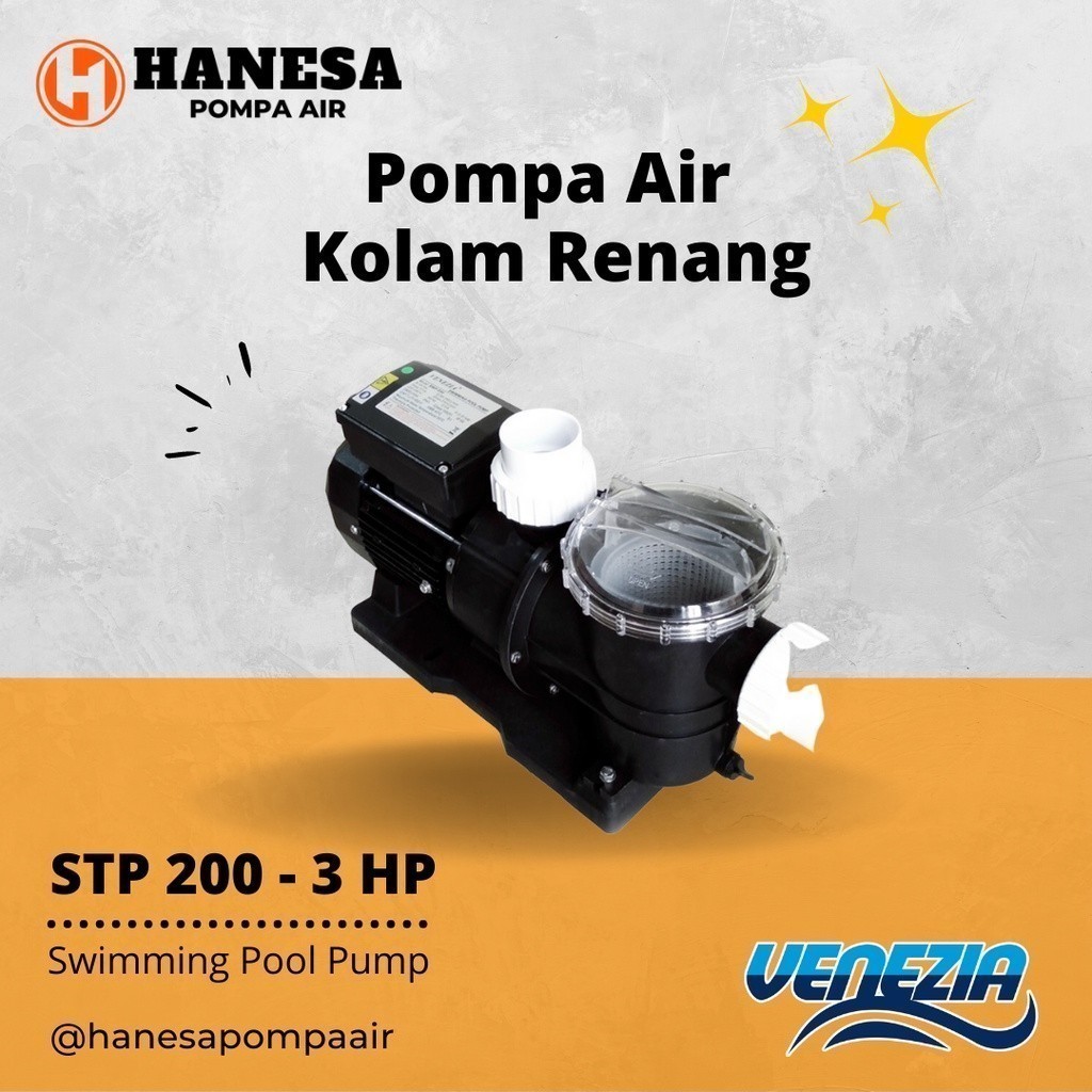 VENEZIA STP 200 - 2 HP POMPA KOLAM RENANG