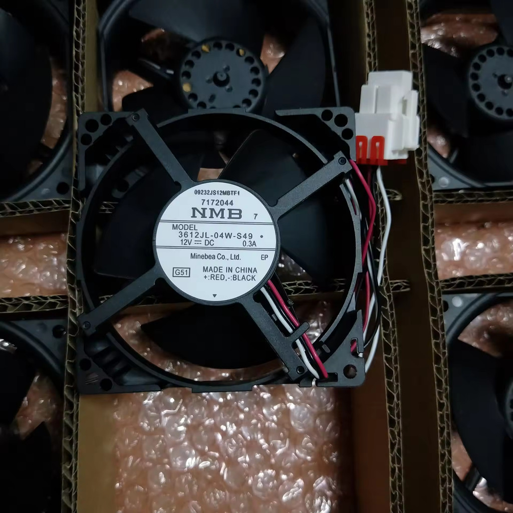 , Refrigerator Cooling Fan NMB-MAT 3612JL-04W-S49 12V 0.3A 9.M3 wer Cooling fan