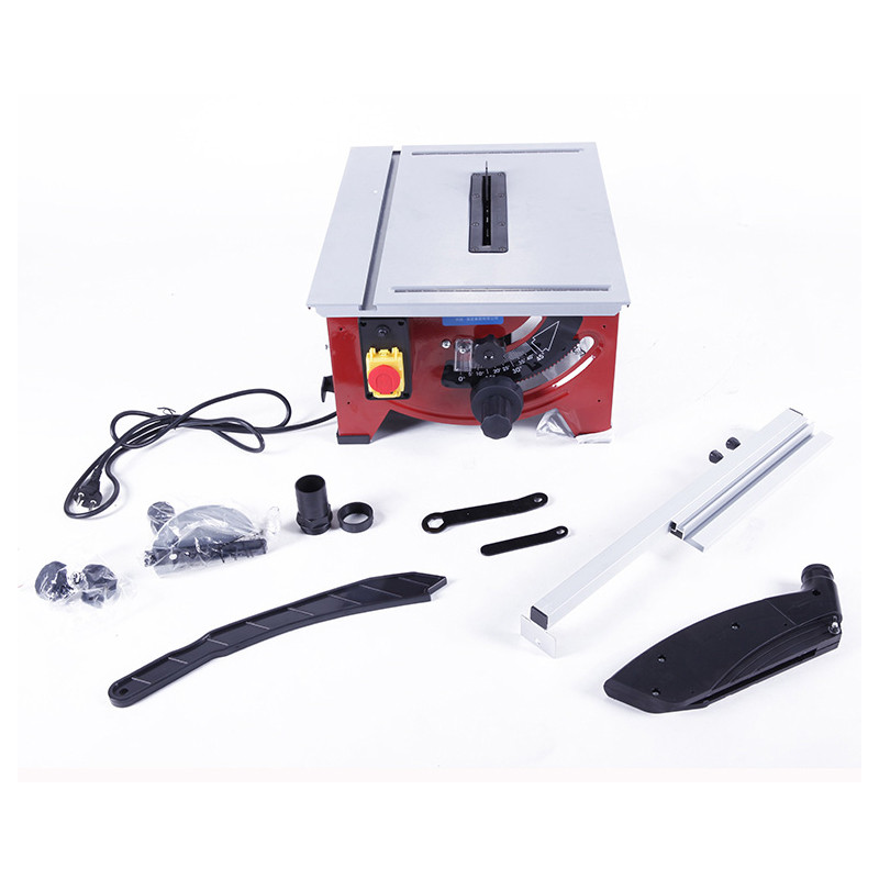 220V 8 Inch Sliding Table Saw Woodworking Dustproof Cutting Machine Angle Adjustable 210MM Wooden Sa