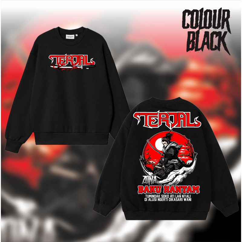 Sweater Psht Terate 1922 Terjal Zona Baku Hantam Sablon Premium Dtf Print Maxter Cloth