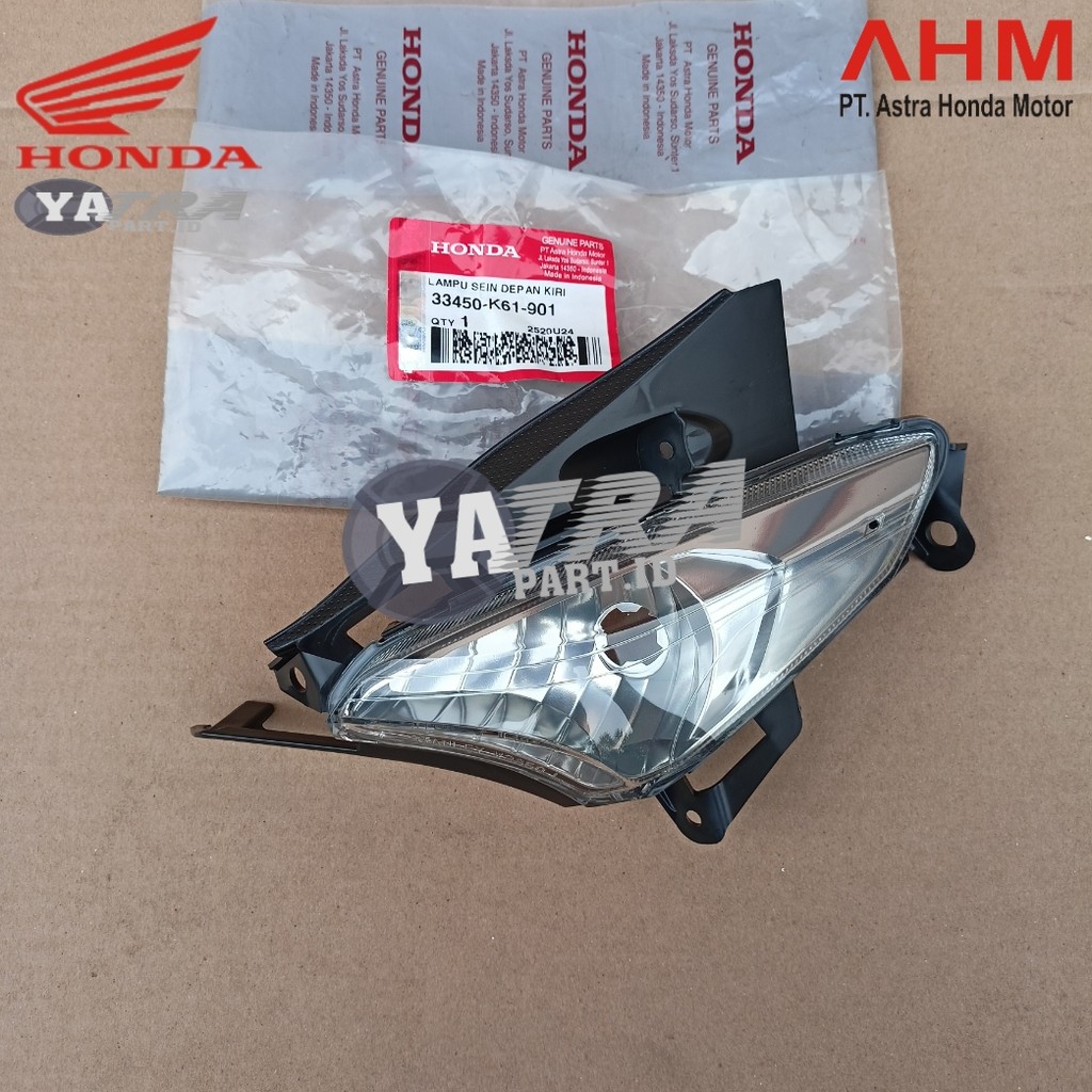 Lampu sein riting depan KIRI Beat pop original AHM