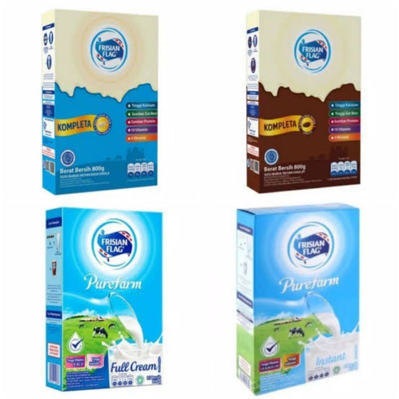 

Susu Bubuk Frisian Flag KOMPLETA Coklat/ Full Cream 800g