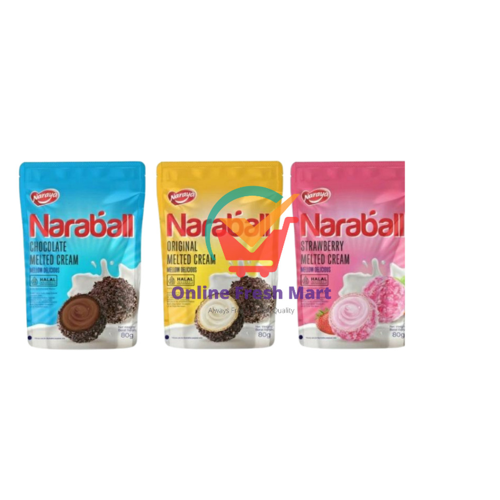 

Naraya Naraball 80g Original Coklat Strawberry - Online Fresh Mart Denpasar