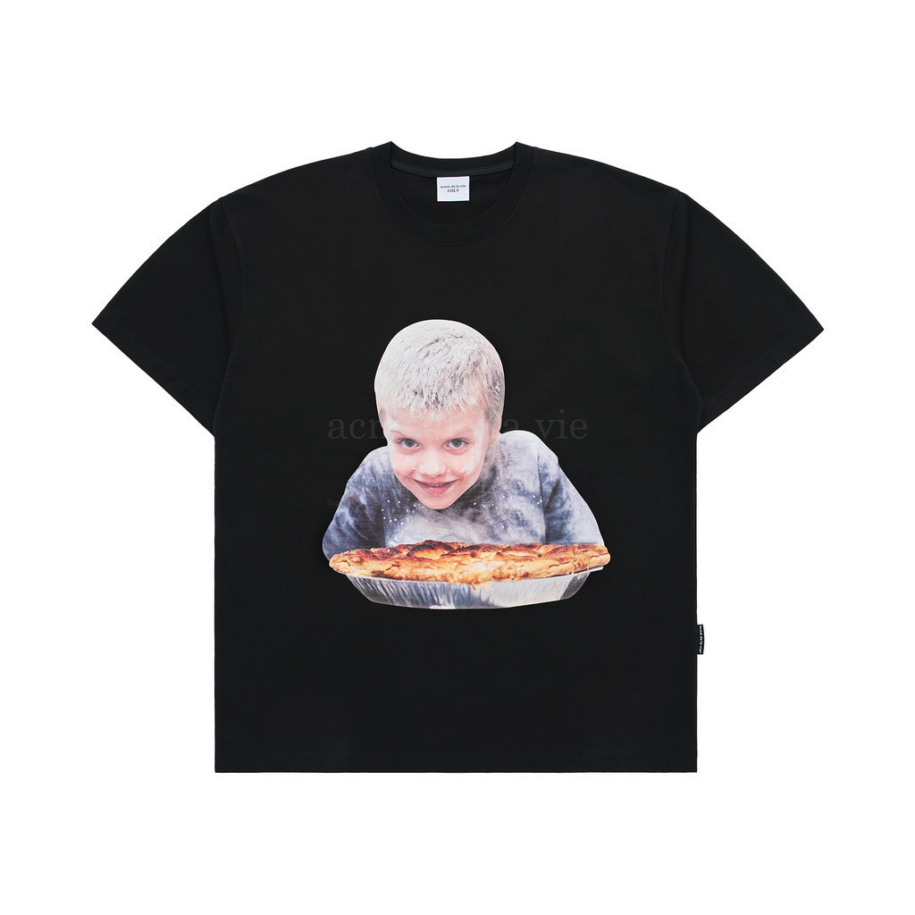ADLV BABY FACE PIE BOY BLACK TEE