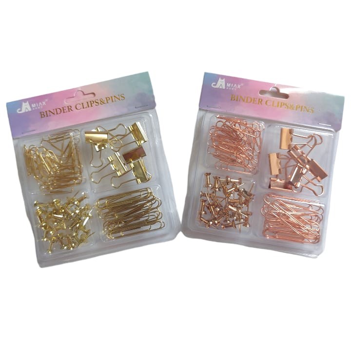 

CLIP 7862 SET / SATU SET PAPER CLIP / KLIP KERTAS SET GOLD