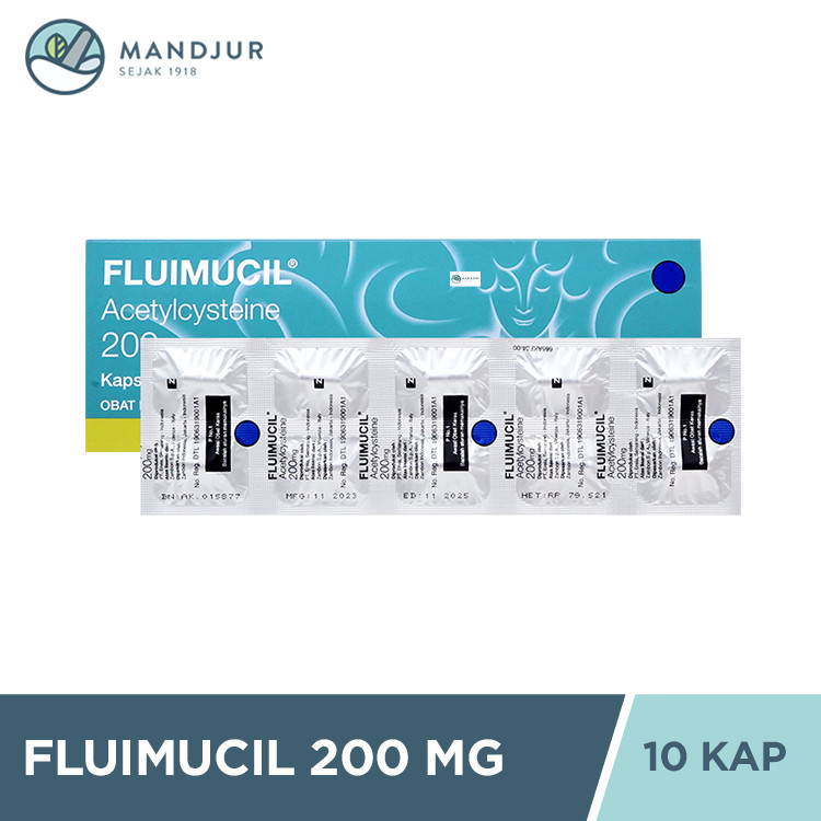 Fluimucil 200 Mg Strip 10 Kapsul