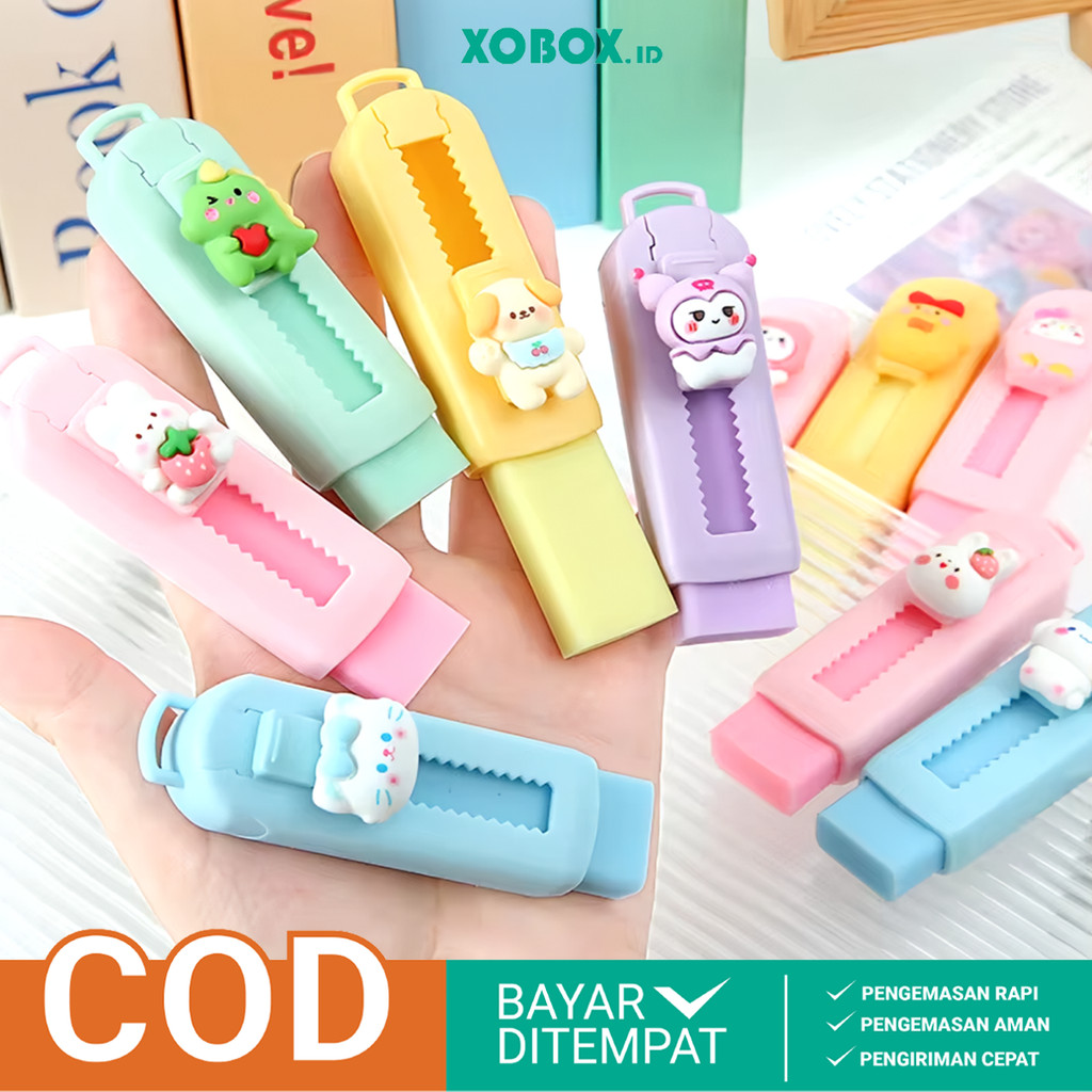

Penghapus Mekanik Macaron Karakter Sanrio Sliding Eraser 4B Aesthetic Cute Stationary ATK3000