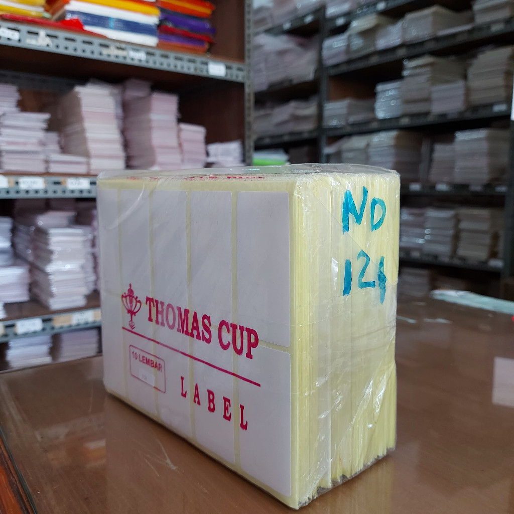 BUNDLE 50 PACK Label Stiker 121 isi 5000 Lembar Sticker Nama Undangan Harga Self Adhesive