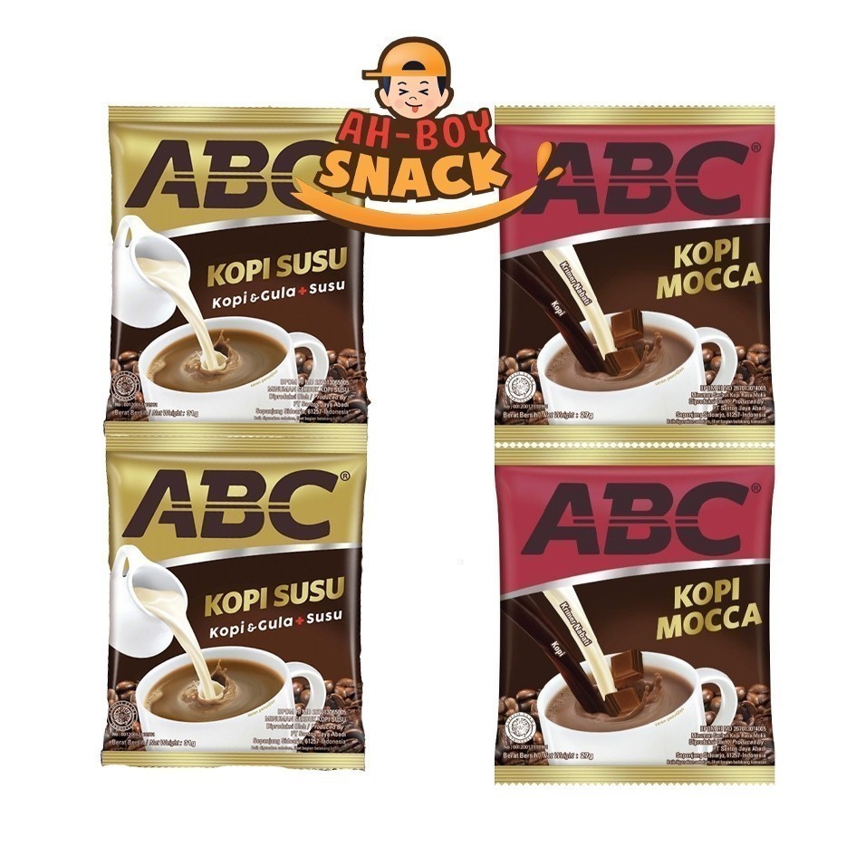 

KOPI ABC SUSU RENCENGAN (10 SACHET X 30GR) - KOPI ABC SUSU & KOPI ABC MOCCA