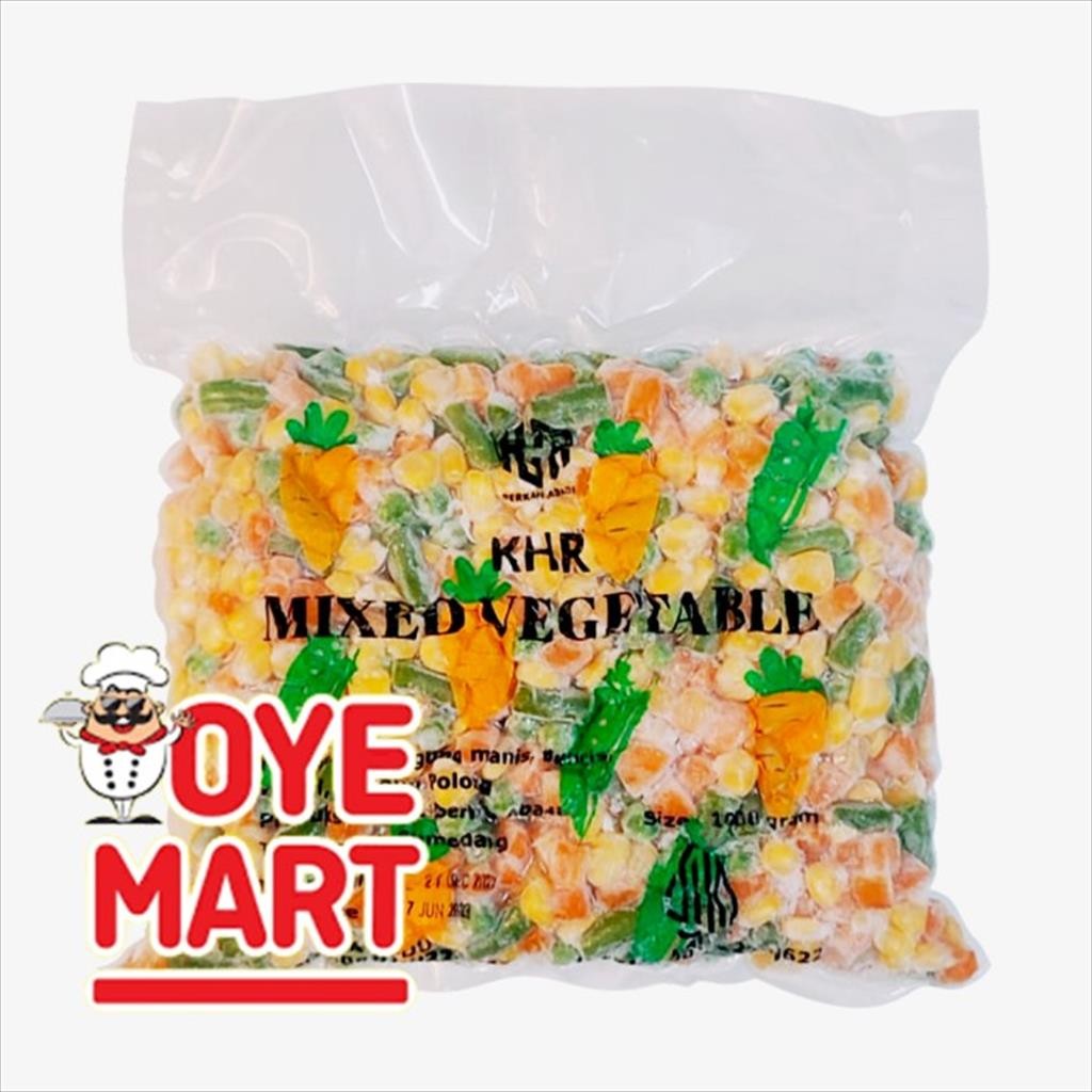

KHR MIX VEGETABLE 1KG 4 WAY / SAYURAN BEKU