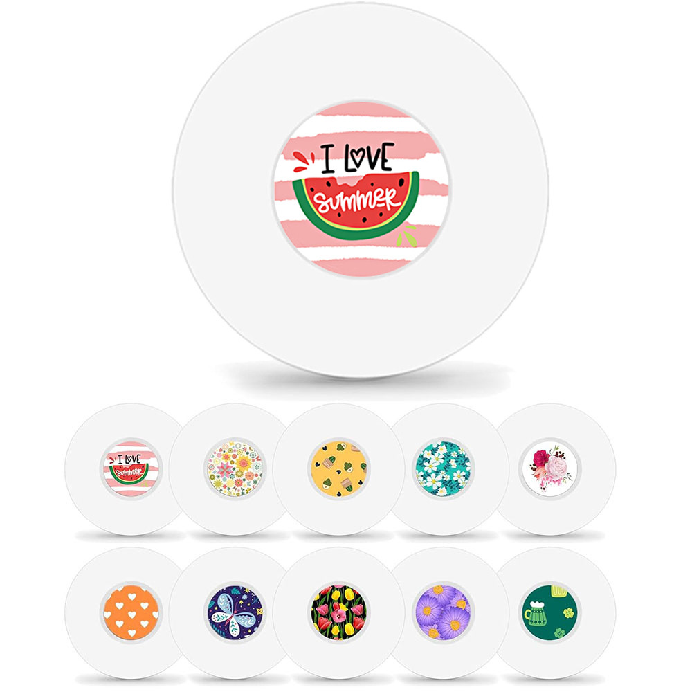 Freestyle Sensor Stickers and Libre 3 Waterproof Transparent Patches, 14-Day Long-Lasting, No Center