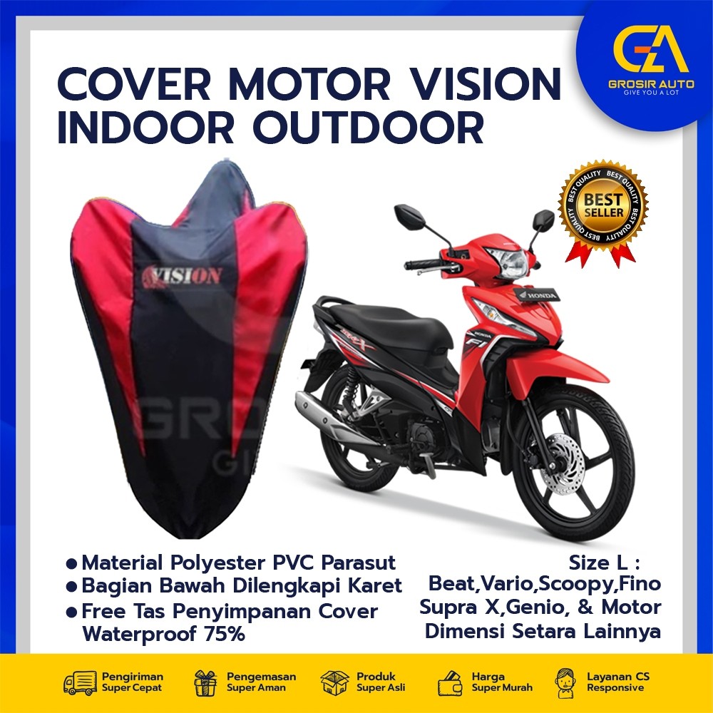 Sarung Motor REVO Waterproof Vision / Cover Selimut Penutup Sarung Mantel Motor Vision
