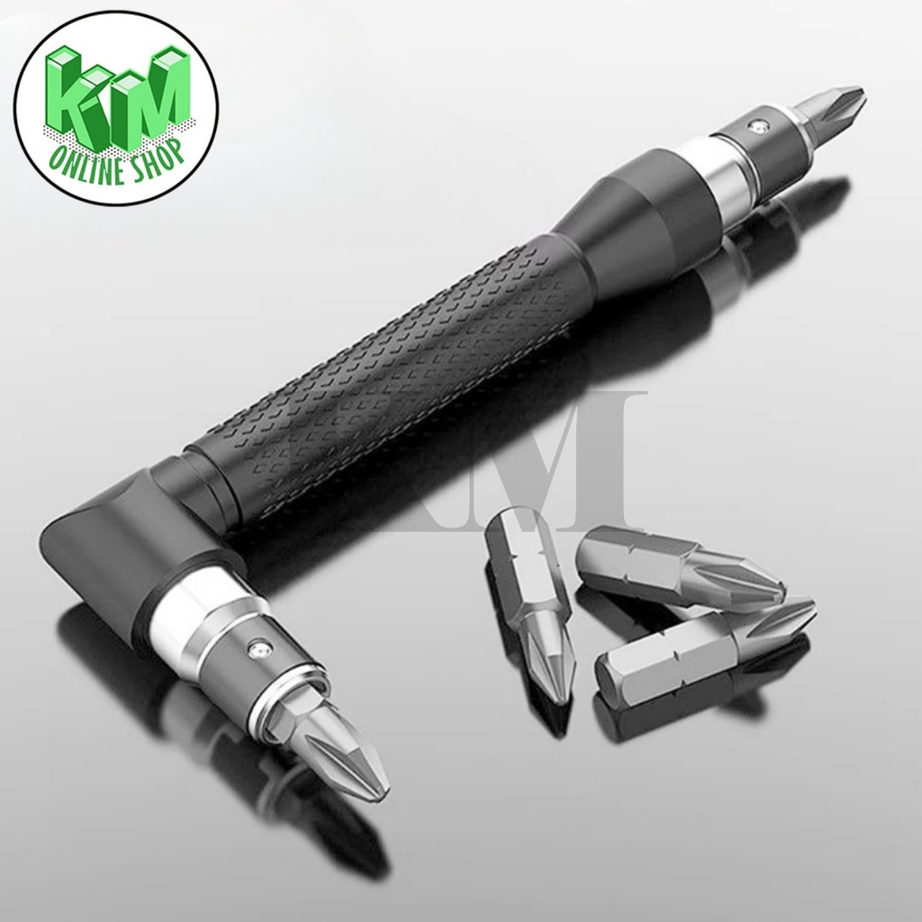 JKL Obeng Set Plus Minus Screwdriver Kunci L Mata Dual Head Obeng Set