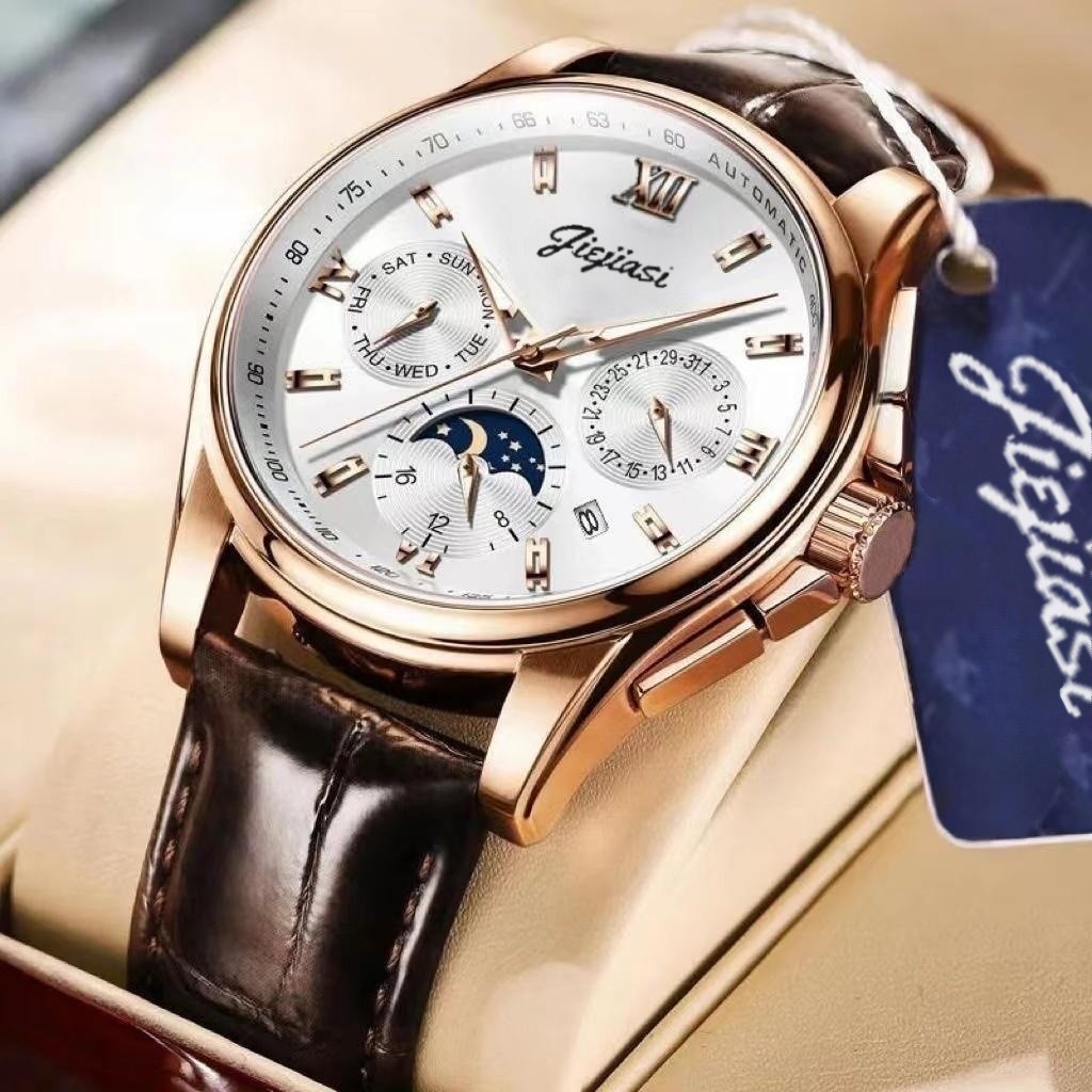 

Jam Tangan Pria Gaya Korea Ultra Tipis Merek Jiejias Tahan Air Kalender Bercahaya