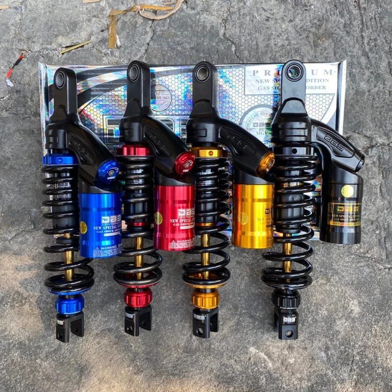 (Original DBS)ShockBreakers DBS VON Series As Gold Tabung Atas Klik Single Shock Matic Mio Vario