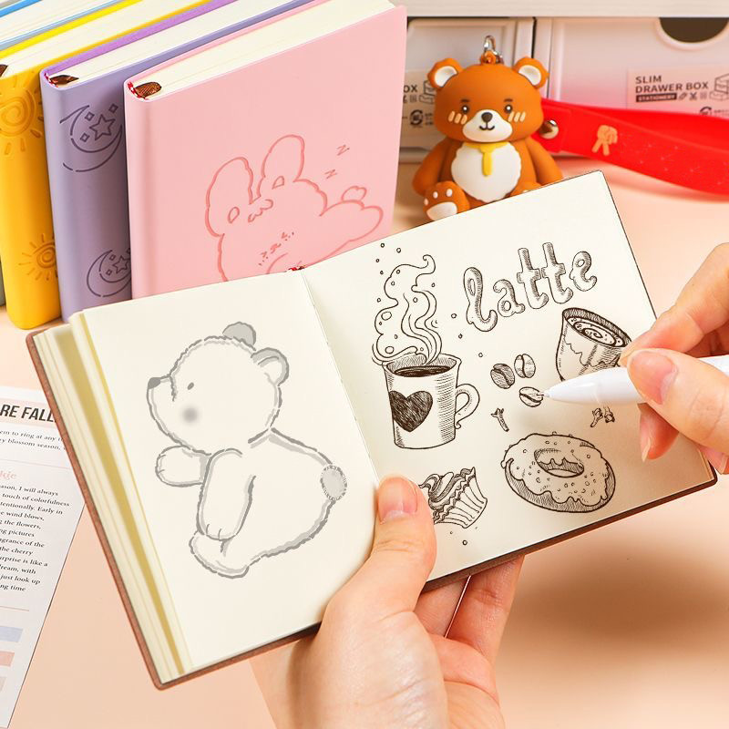 

Square Notebook And Journal Mini Notepad Diary Agenda Planner With Lined/Grid/Blank Writing Paper Back To Sool Office Supplies