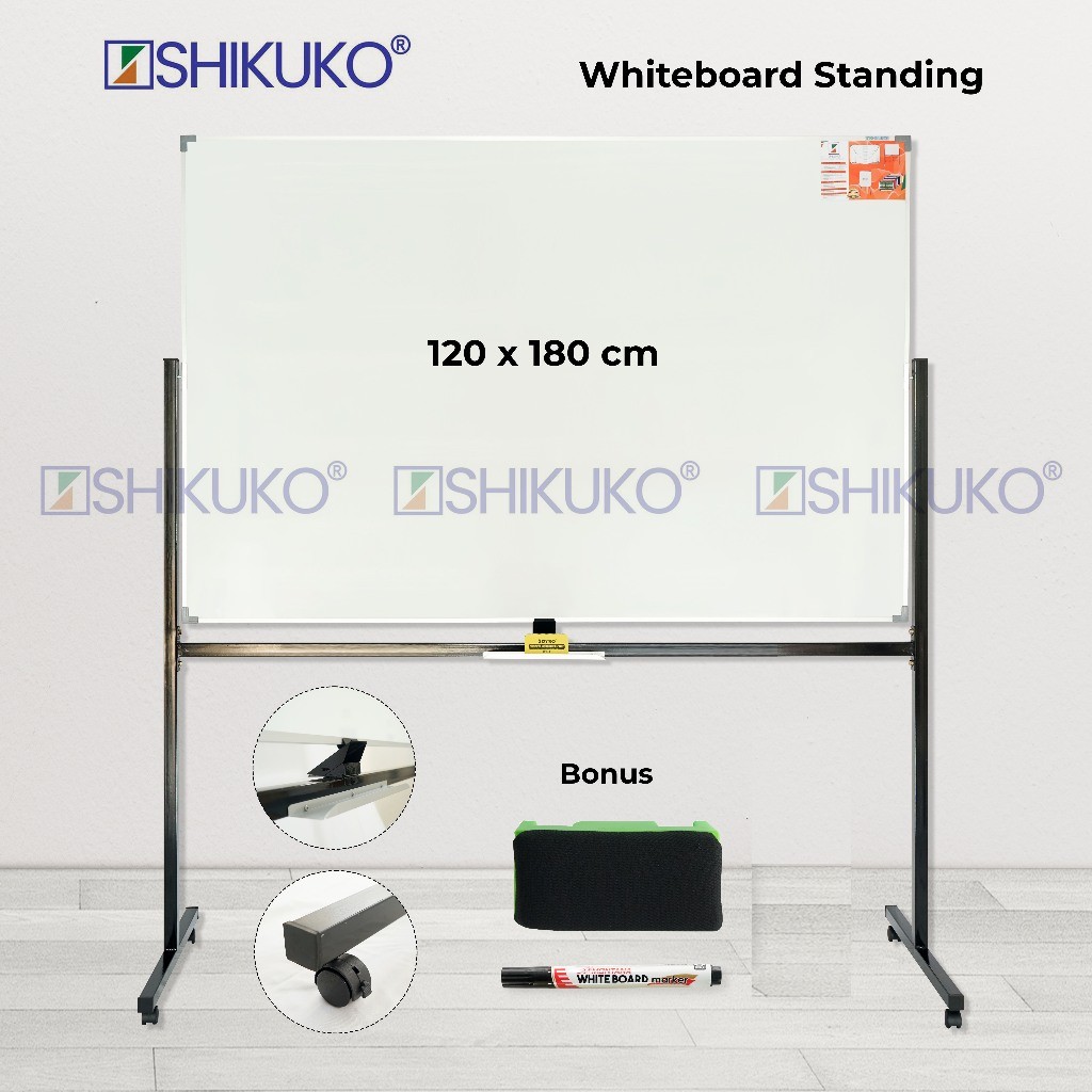 

Papan Tulis Kaki 120 X 180 / Whiteboard StandingCO