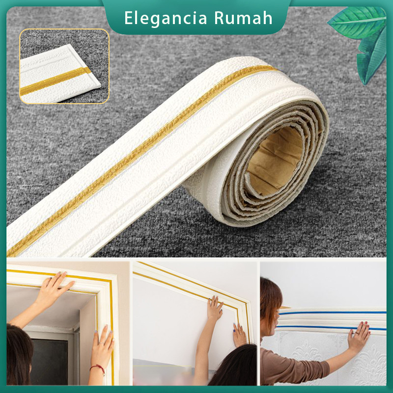 Wall Border List Wall Border Foam 3d/List Wall Border List 2.3 Meter/Wall Border List/Wallpaper Dind