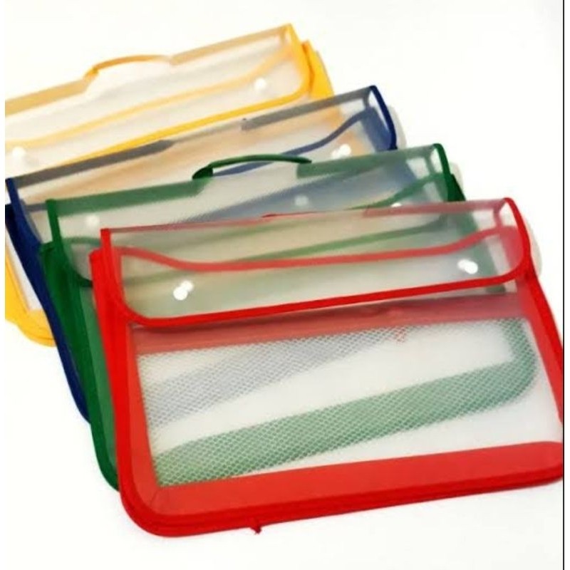 

New Map Plastik Jala Kancing 2 Warna Cerah LusinPremium