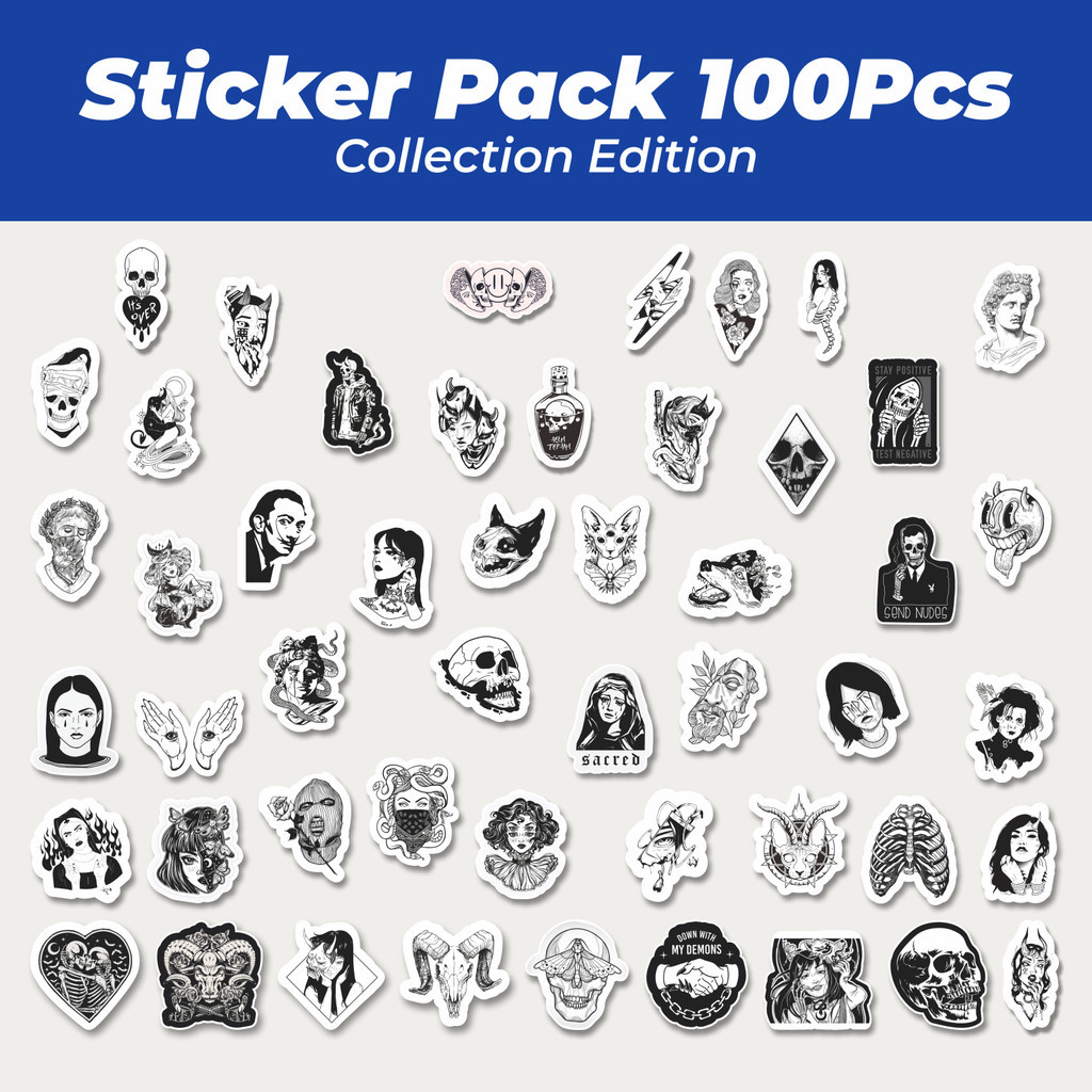 

Hot Stiker Hororr Random Versi 1 Lucu Anti Air Stikers Berperekat Waterproof Sticker Decal Buat Motor Helm Buku Journal Koper Casing HP Laptop Botol Minum