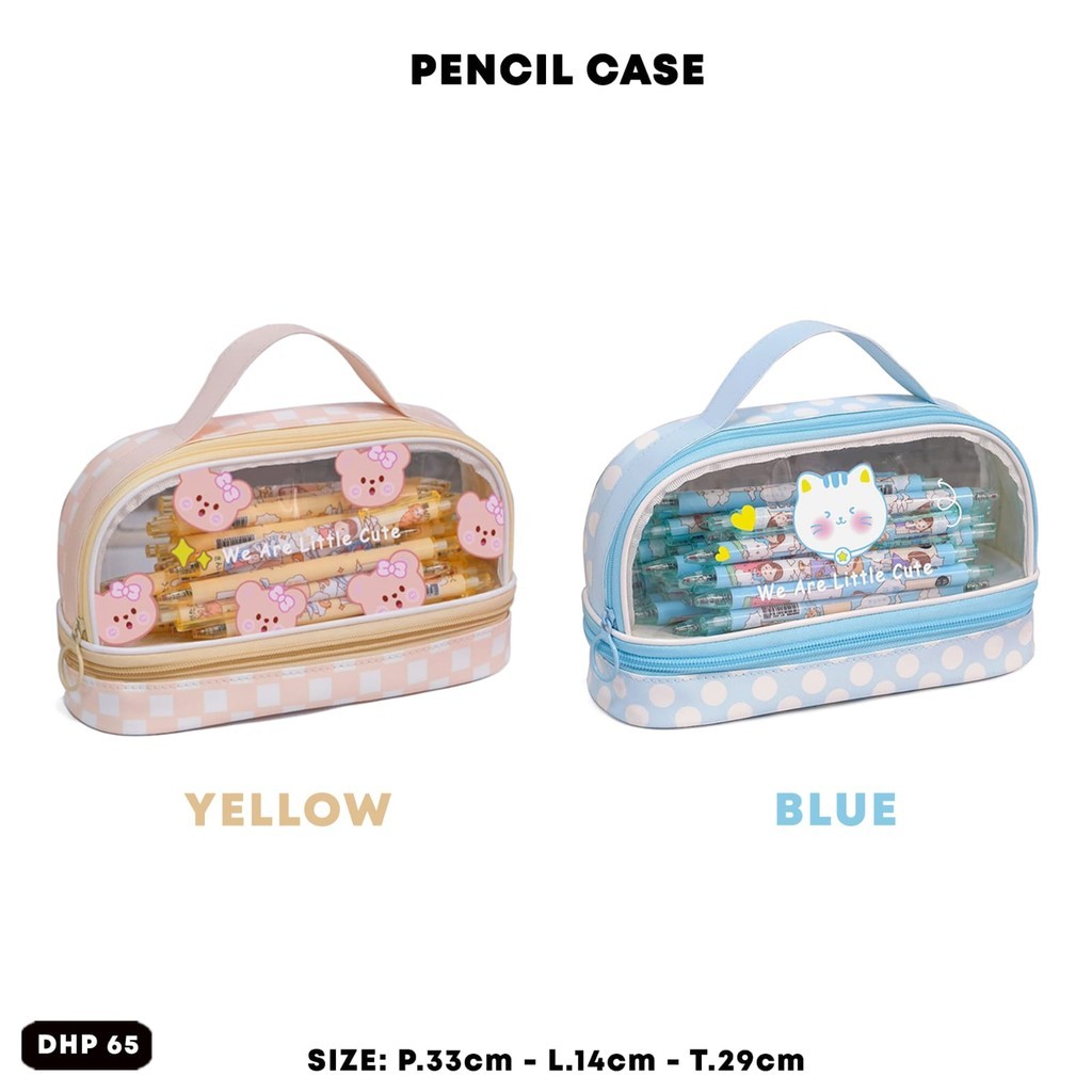 

KOTAK PENCIL CASE KARAKTER 3D MODEL TAS LUCU KOREA KAPASITAS BESAR // dhp 65