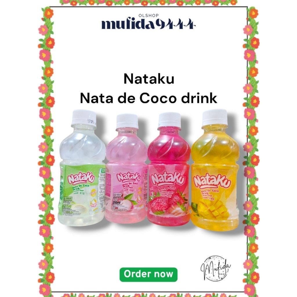 

Nataku nata drink/minuman nata de Coco aneka rasa - ARM