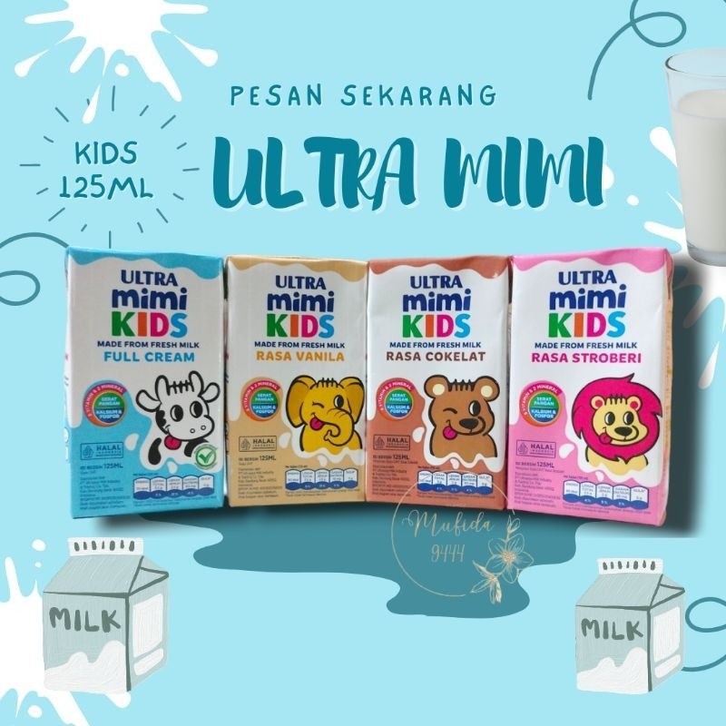 

ultra mimi kids 125ml/susu ultra mimi/susu kids/ultra jaya - ARM