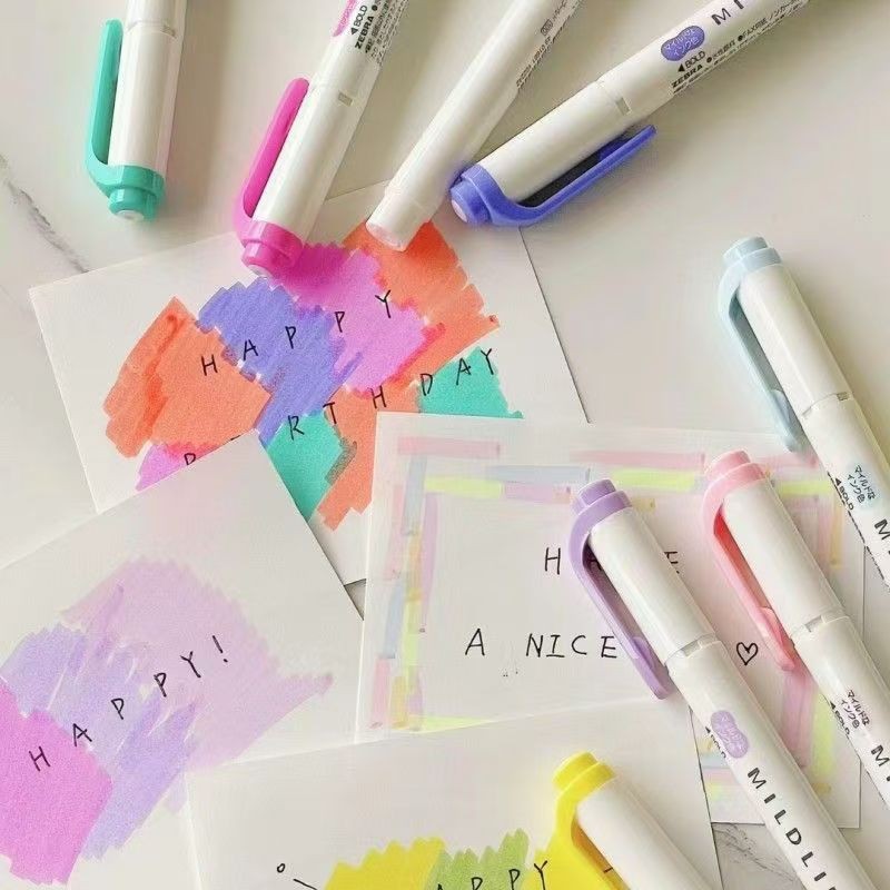 

Stabilo - Penanda Text 2 Sisi Highlighter Pen Warna Pastel, Untuk Sekolah/Kantor Alat Tulis