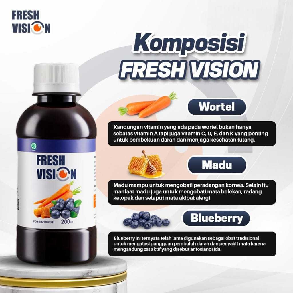 Fresh Vision 200ml VITAMIN MATA - BPOM /APOTEK GROSIR