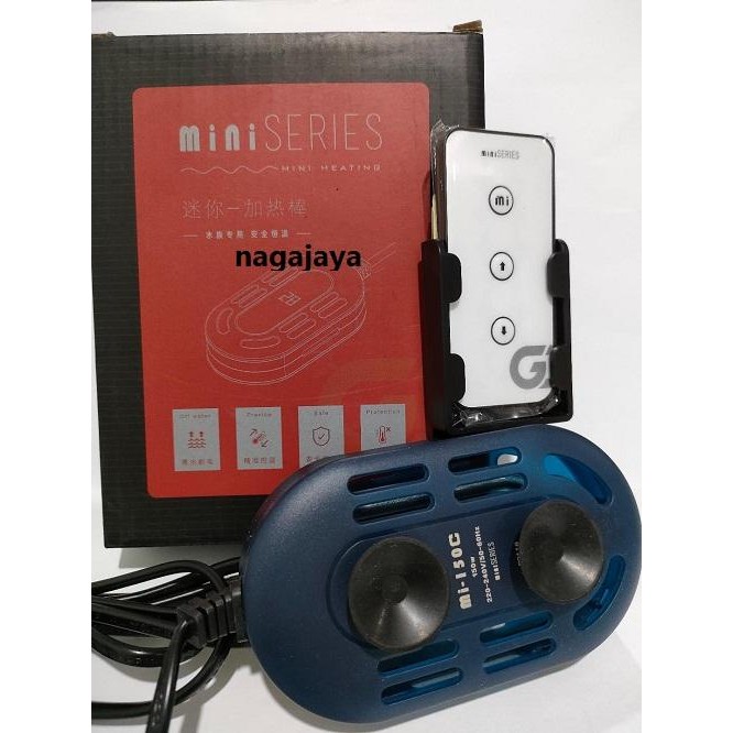 heater aquarium penghangat air aquarium 150 watt mini heater mi 150c aksesoris aquarium