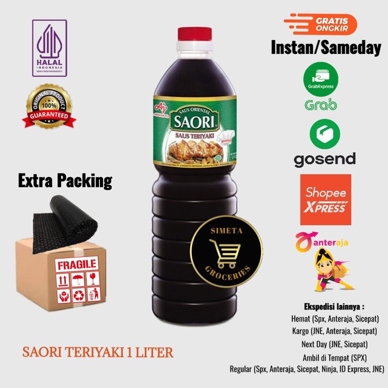 

Saori Saus Teriyaki 1 Liter