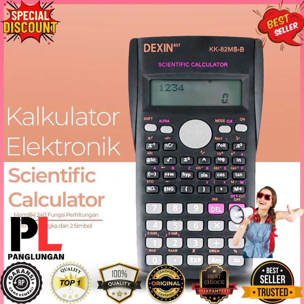 

DEXIN Kalkulator Elektronik Scientific Calculator - KK-82MS-B